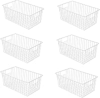 Vista 15 de Cestas de Alambre para Congelador, Organizadores de Almacenamiento para Cocina para Congeladores de Cofre y Verticales, Contenedores Divisores