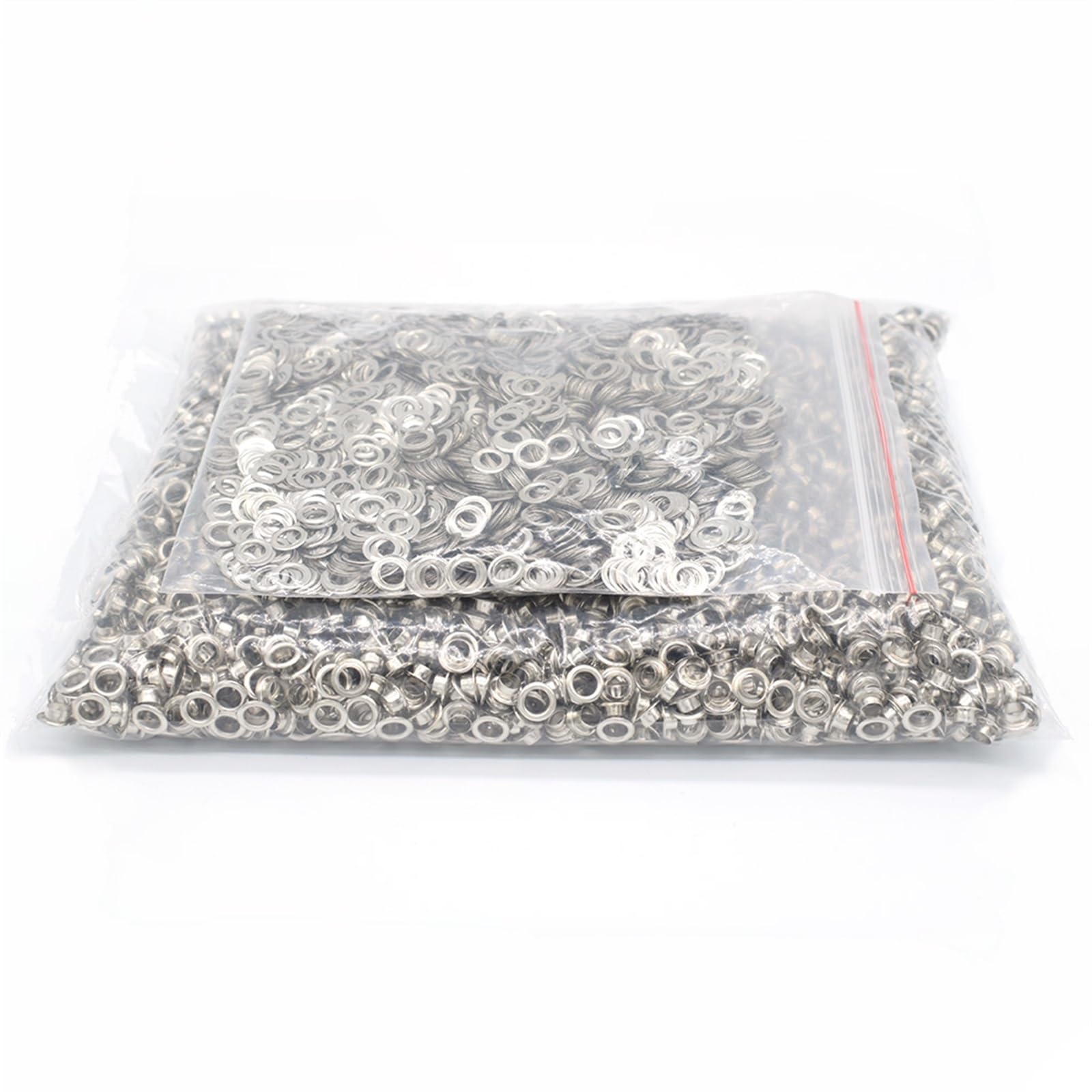 5000 Sets 5mm Grommets Silver/Bronze/Gold with Washer DIY Crafts Sewing Clothing Belt Scrapbooking Accessories (Silver)