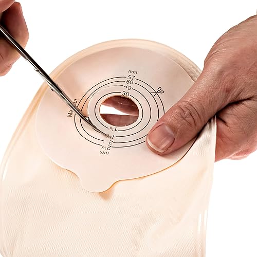 Miniatura 2 de Tijeras de ostomía prémium Tijeras de ostomía para cortar bolsas de estoma Punta redonda roma