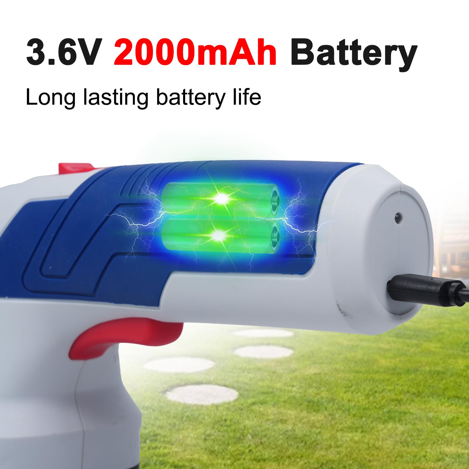 Taille-haie électrique, Outil sans Fil Rechargeable pour Haies, arbustes, Entretien du Jardin et de la Cour