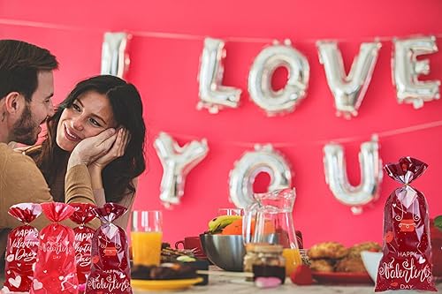 Miniatura 7 de fjygwx13 50 bolsas de regalo de celofán del día de San Patricio, bolsas de regalo de trébol, bolsas de regalo, bolsas de dulces, bolsas de plástico