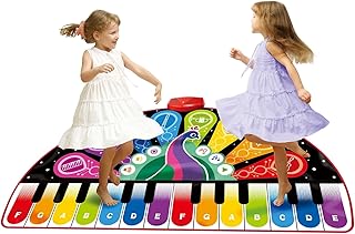 Sponsored You’re seeing this ad based on the product’s relevance to your search query.Learn more about this advertisement ZIPPY MAT Piano Mat for Kids, Giant Musical Keyboard Floor Play Mat, 8 Instruments Including Songbook, Party Dance Gift for Boys Girls Toddler Families (Peacock)