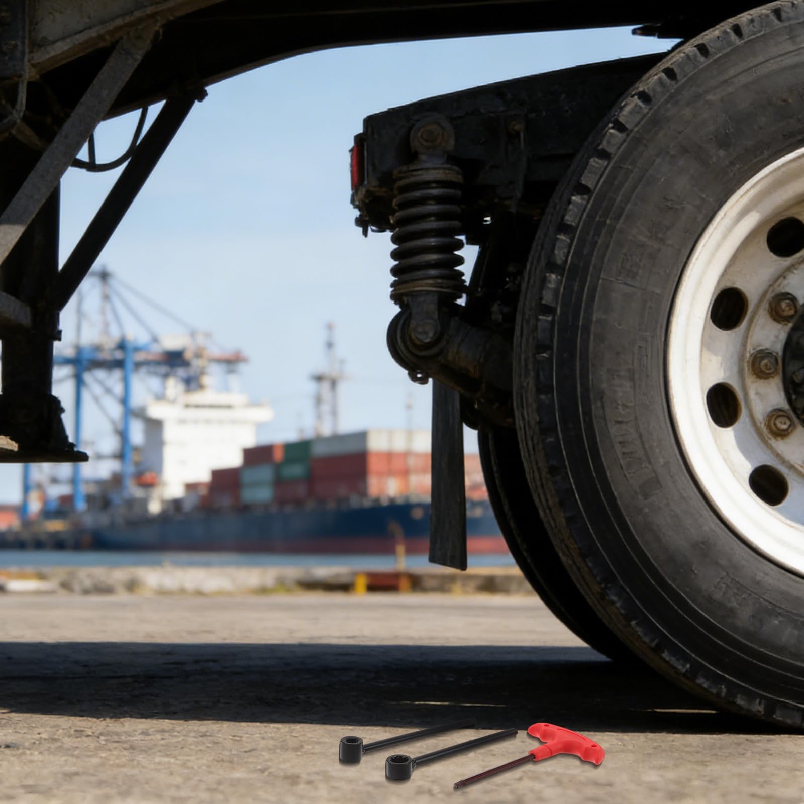 Narzędzi Do Naprawy Hamulców Tarczowych z Kalibratorem Serwisowy Do Regulacji Zacisków Hamulcowych Półciężarówkach Trwały i Precyzyjny Sprzęt Mechanika Samochodowego