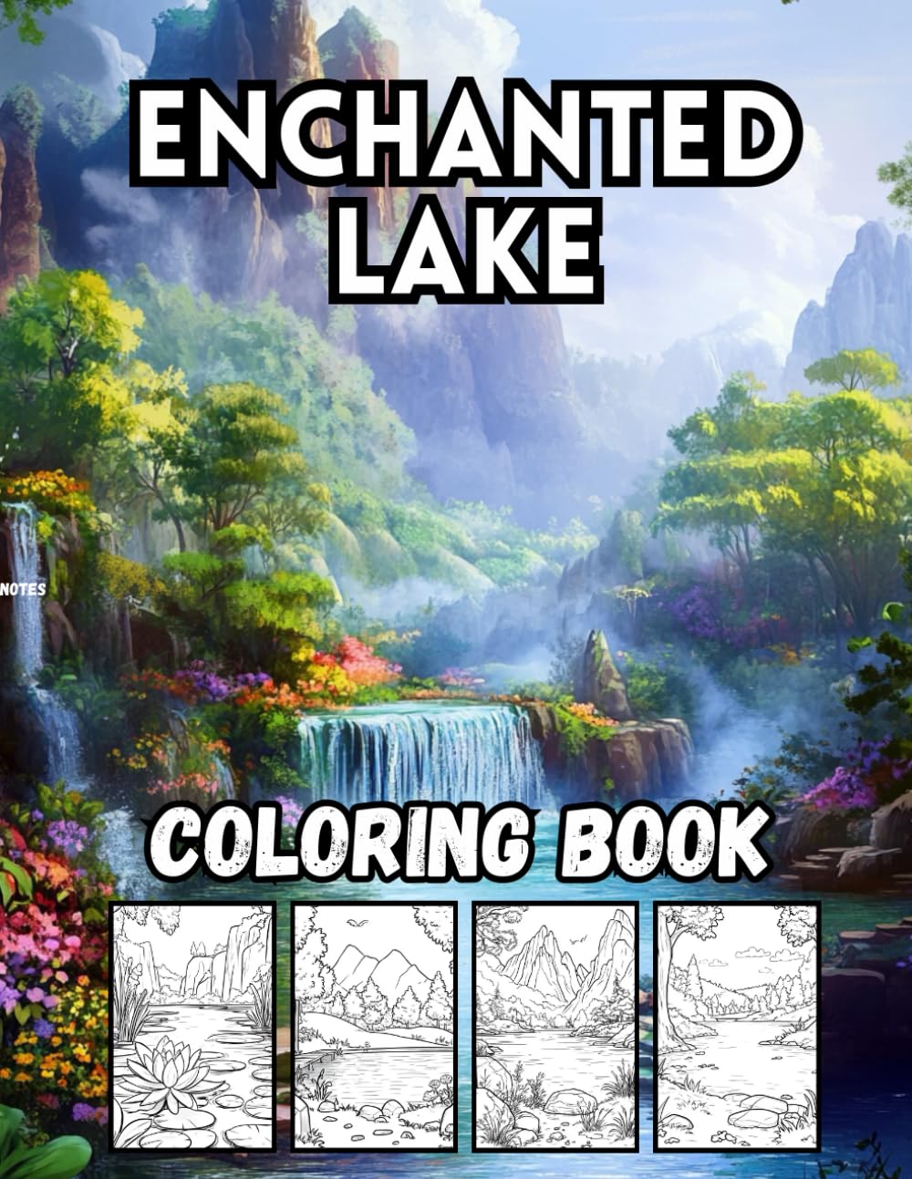 Enchanted Lake: 40 Big and Peaceful Nature Designs for Kids