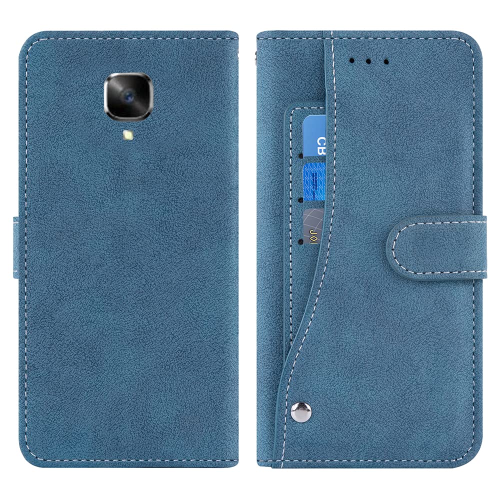 ELISORLI Compatible with OnePlus 3 3T A3000 Wallet Case Leather Lanyard
