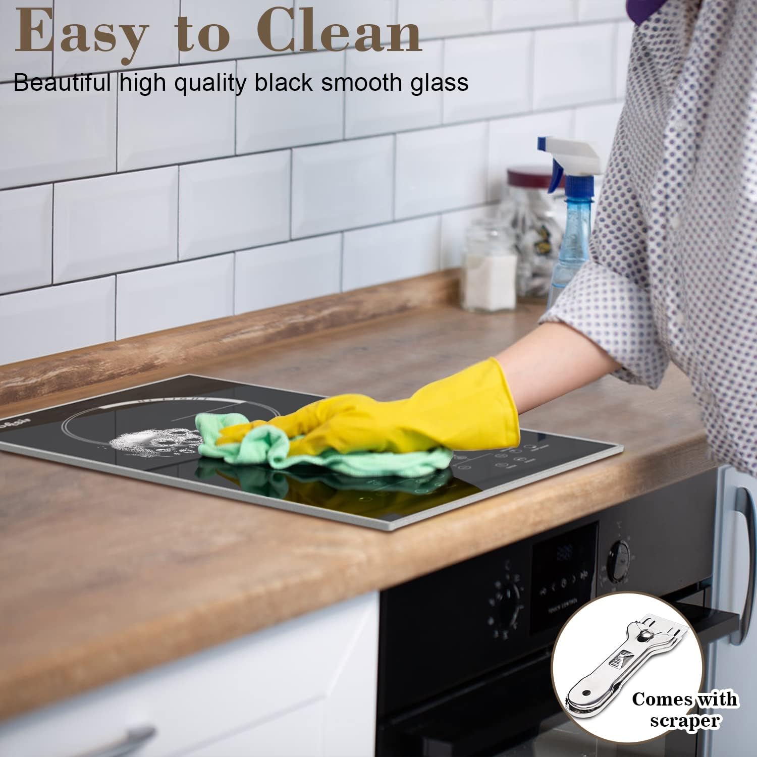 2 Burner Electric Cooktop 12 Inch and 24 Inch