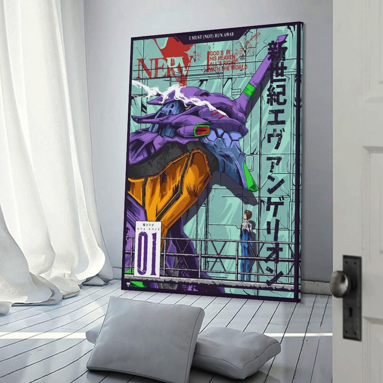 Amazon.co.jp: yuebrtog 新世紀エヴァンゲリオン 高密度キャンバス