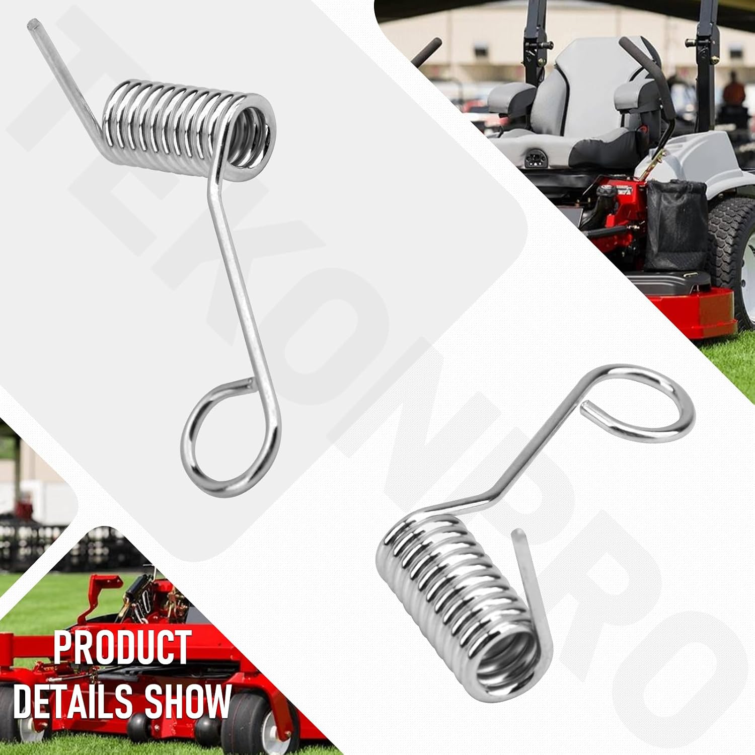 2 Pack 121-2983 Torsion Spring Compatible with Toro Exmark E-Series Quest, S-Series Quest