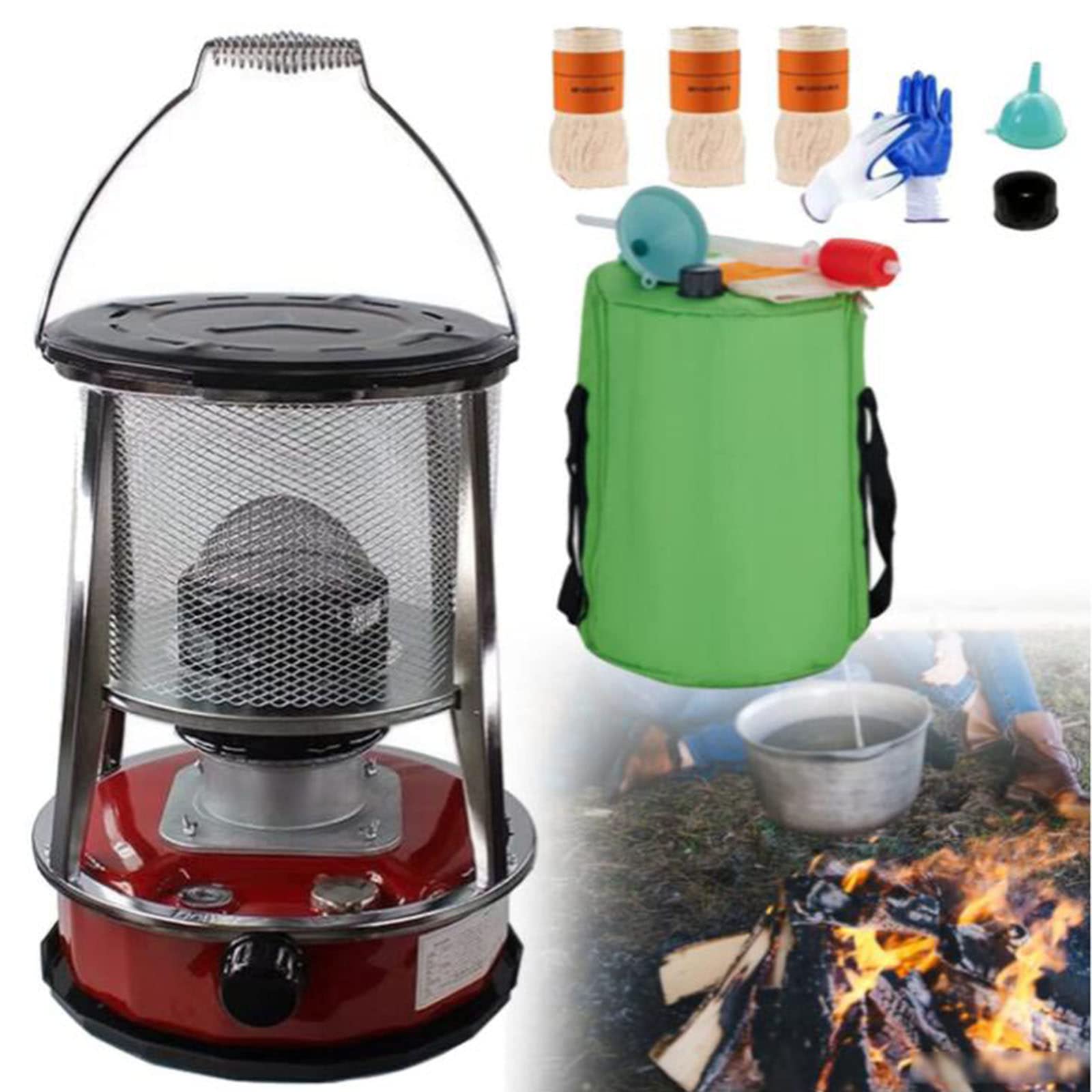 4.6l/6l Kerosine Oil Heater Portable Efficient Camping Stove, Portable  Stainless Steel Large Capacity Oil Heater, For Indoor And Outdoor Kerosine  Space Heaters,4.6L Red : Amazon.nl: Home u0026 Kitchen