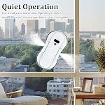 Window Cleaning Robot 5600Pa Strong Suction Automatic Glass Cleaner with 3 Cleaning Modes, 6.2cm Ultra-Thin Window Cleaner Robot for High-Rise Homes/Offices
