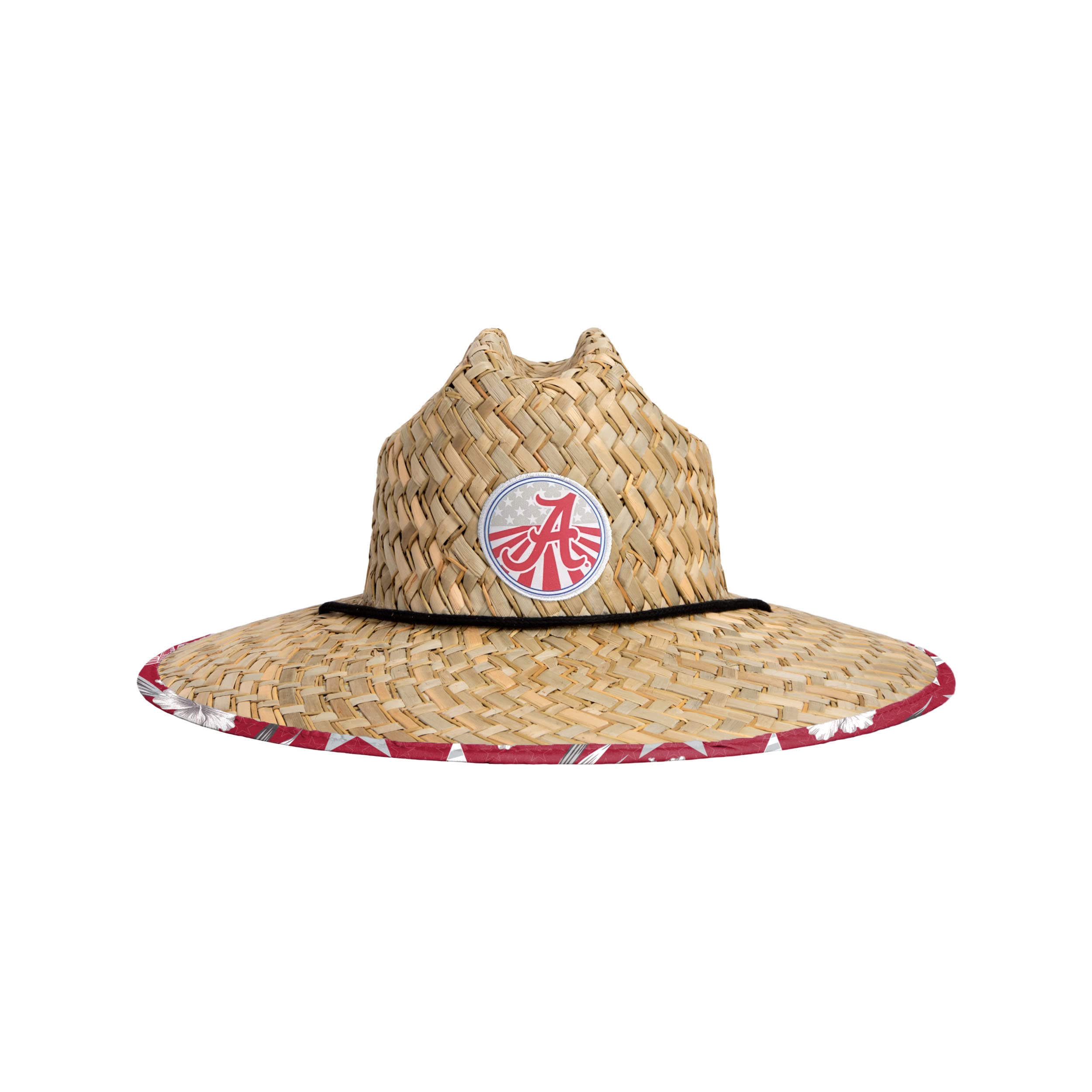 FOCO Alabama Crimson Tide NCAA Americana Straw Hat