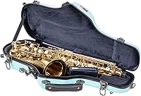 Vista 27 de Estuche para saxofón alto Crossrock Pro-Grade Gris espacial, cerradura TSA, protección elegante y de élite, correas desmontables, bolsillo