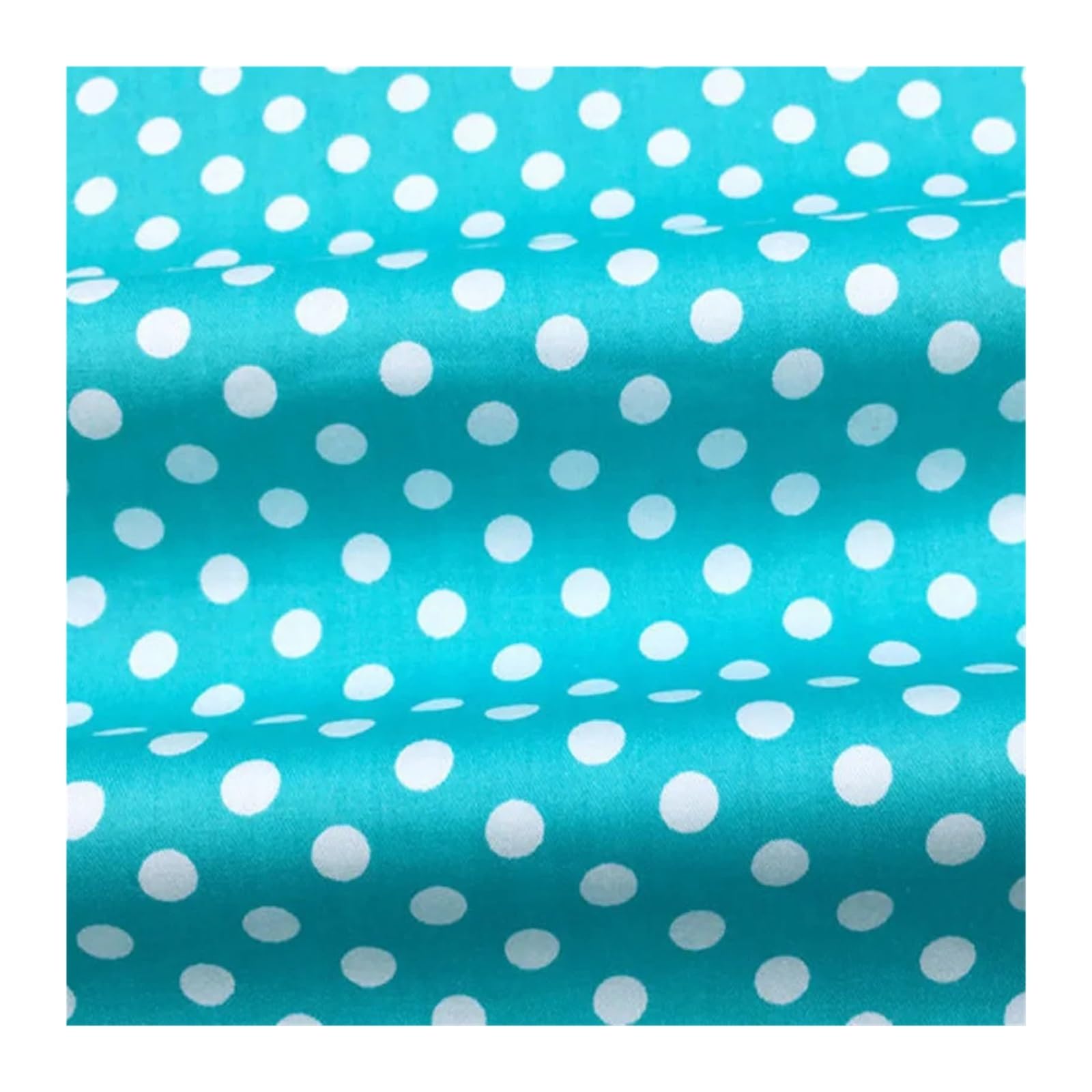HKSDKABOP Cotton Polka Dot Fabric Dress Home Decor Multicolor 50cm(Color 16)