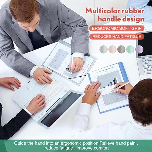 Miniatura 6 de Click Silent - Bolígrafos de gel de punta fina, bolígrafos de escritura suave, 10 bolígrafos lindos para diario, bolígrafos estéticos, bolígrafos de