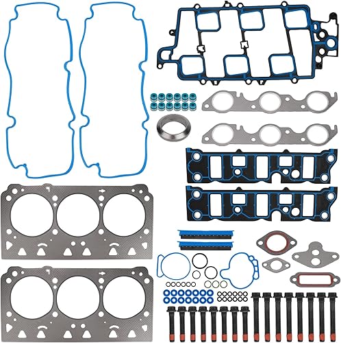 Miniatura 2 de Juego de juntas de cabeza con tornillos de cabeza para Buick Lesabre Park Avenue Allure Lacrosse Regal Riviera 1997-2005 para Oldsmobile Lss para