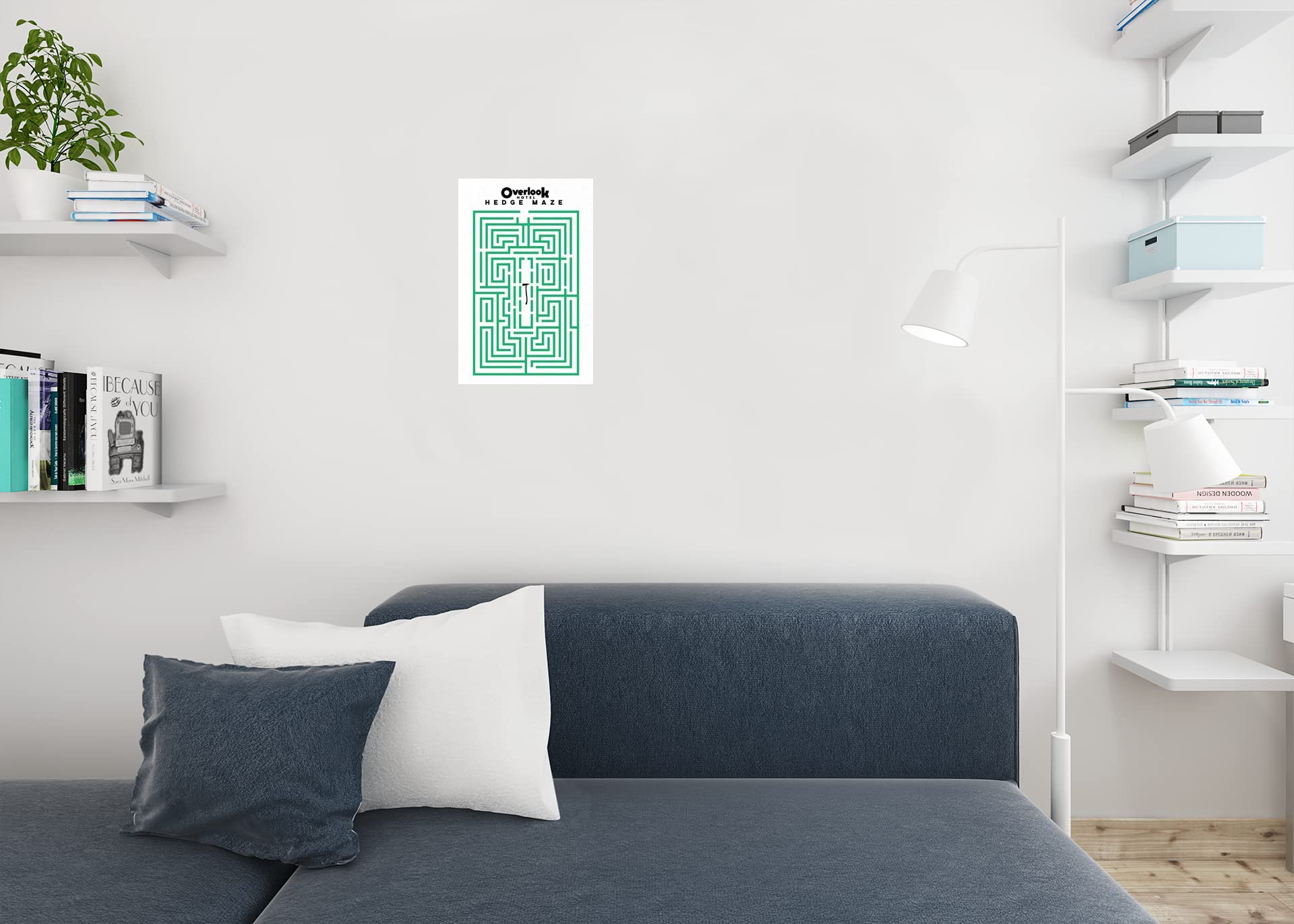 Amazon.com: Overlook Hotel Hedge Maze Map Game Activity Retro