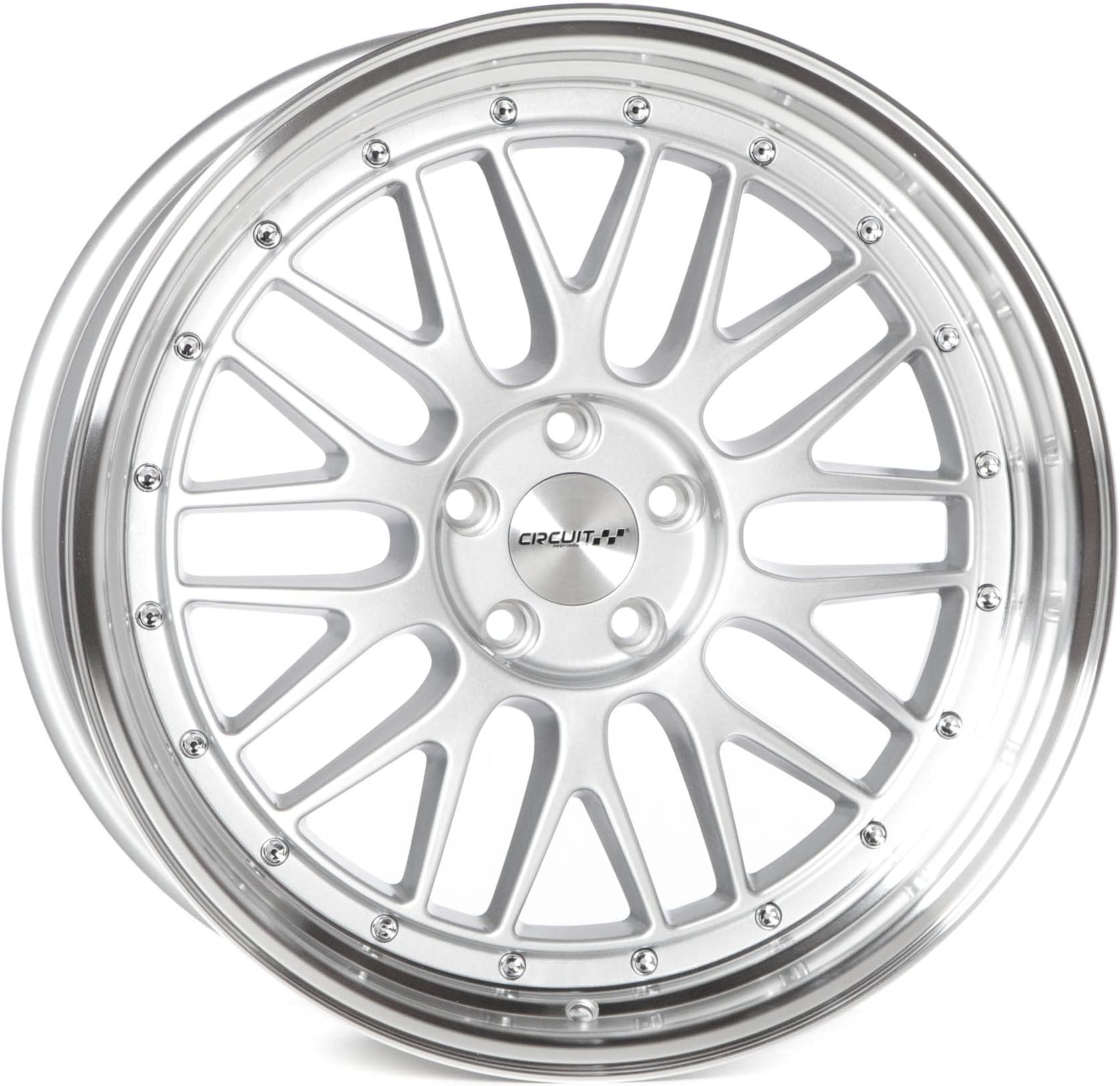 Circuit Performance CP30 19×9.5 Gloss Silver 5×114.3 [+35mm] Wheel Compatible with Honda Accord, Civic, Toyota Camry, Infiniti G35 G37