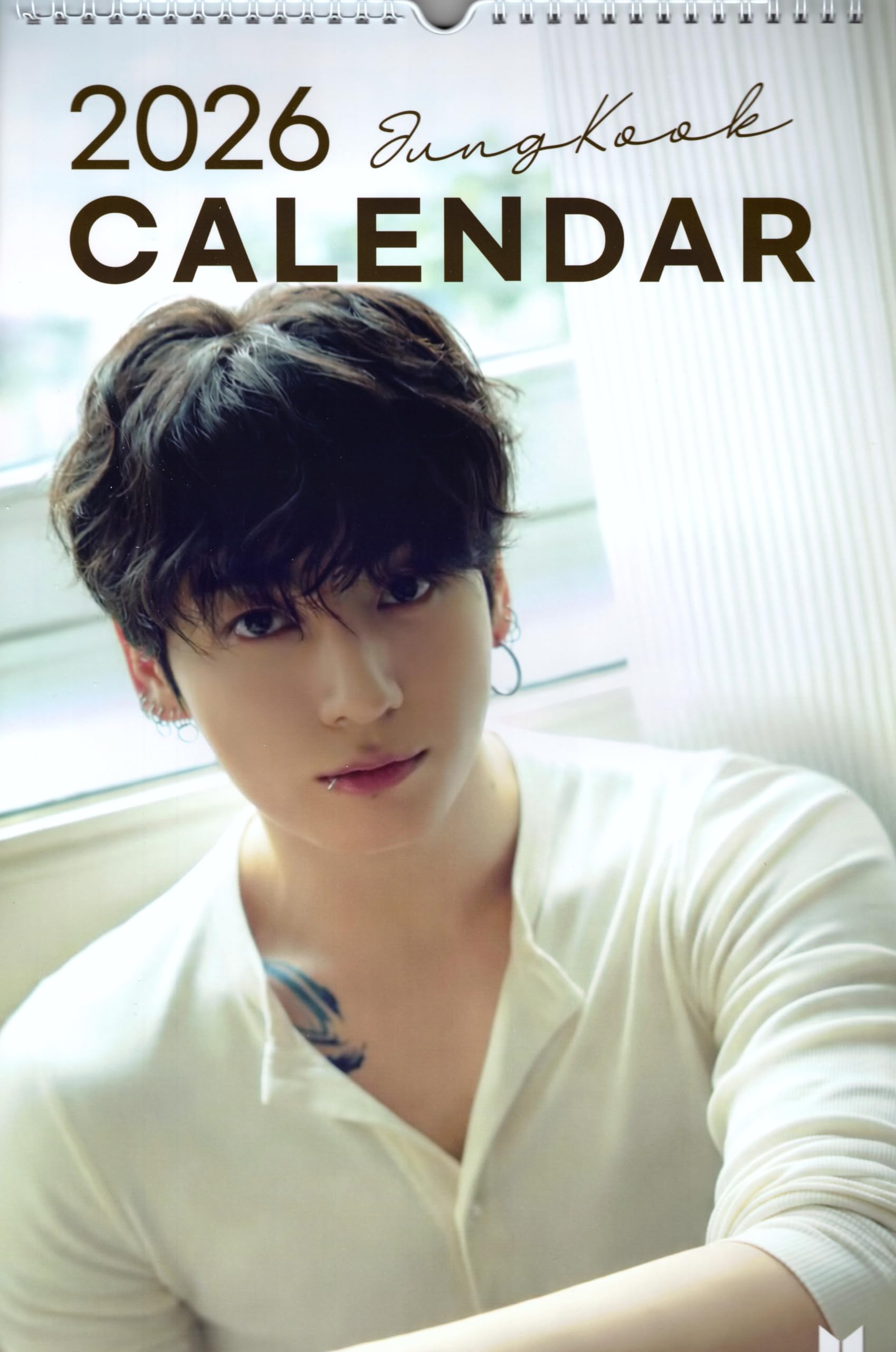 Amazon.co.jp: Jungkook Goods Large Wall Calendar 2026 (Reiwa 8) +