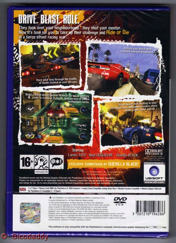 187 Ride Or Die (PS2) [PlayStation2]
