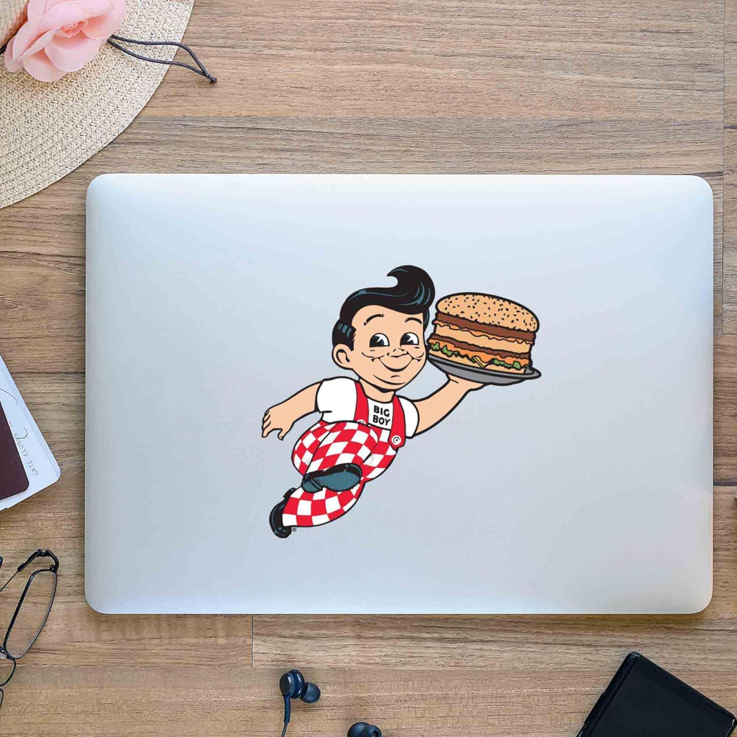Bob's Big Boy Classic Logo Adhesive Vinyl Decal - Fun Bob's Big Boy Sticker for Car, Window, Water Bottle or Laptop - Image 5