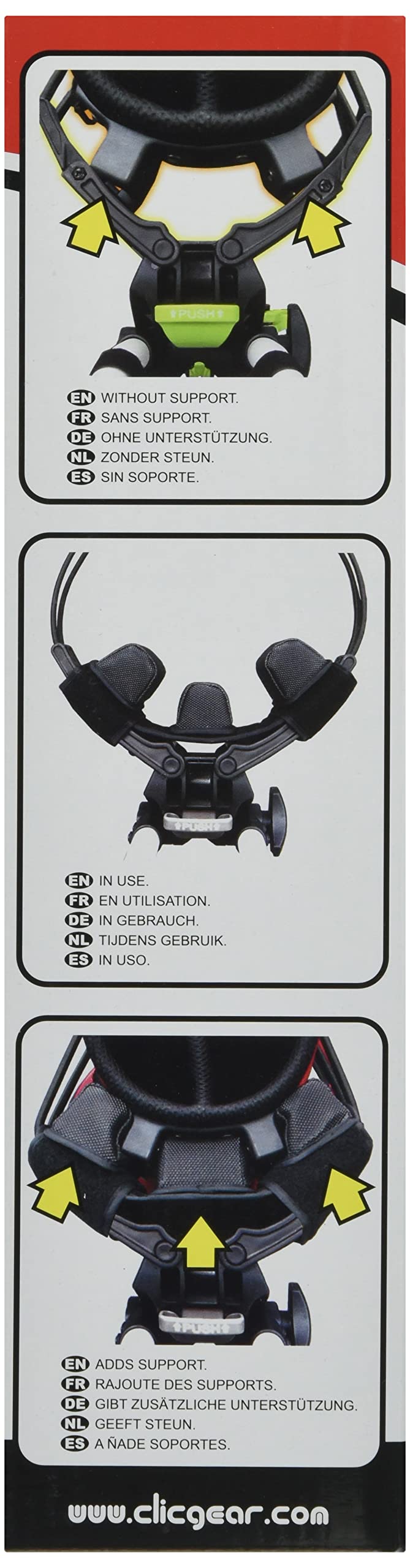 clicgear clicgear Back Cozie (Stand Back Fixing aid Tool) (Compatible with All Click Gear & robik)