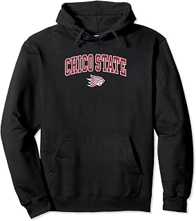 Chico State Wildcats Arch Over Logo Officially Licensed Pullover Hoodie