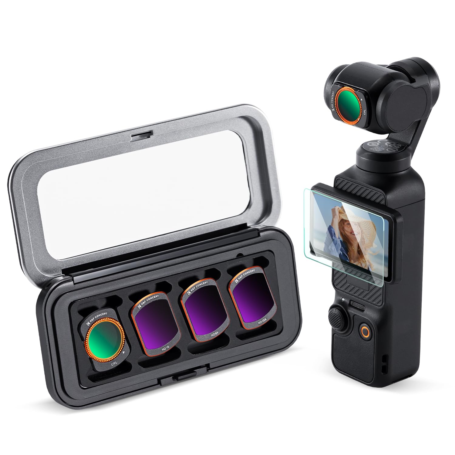 Amazon | K&F CONCEPT Osmo Pocket 4/3用 レンズフィルター 4点セット