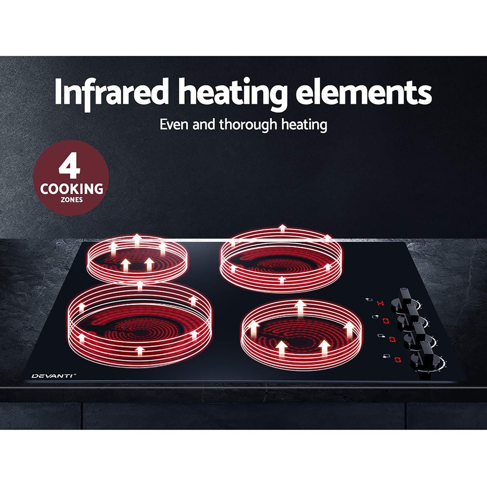 devanti ceramic cooktop