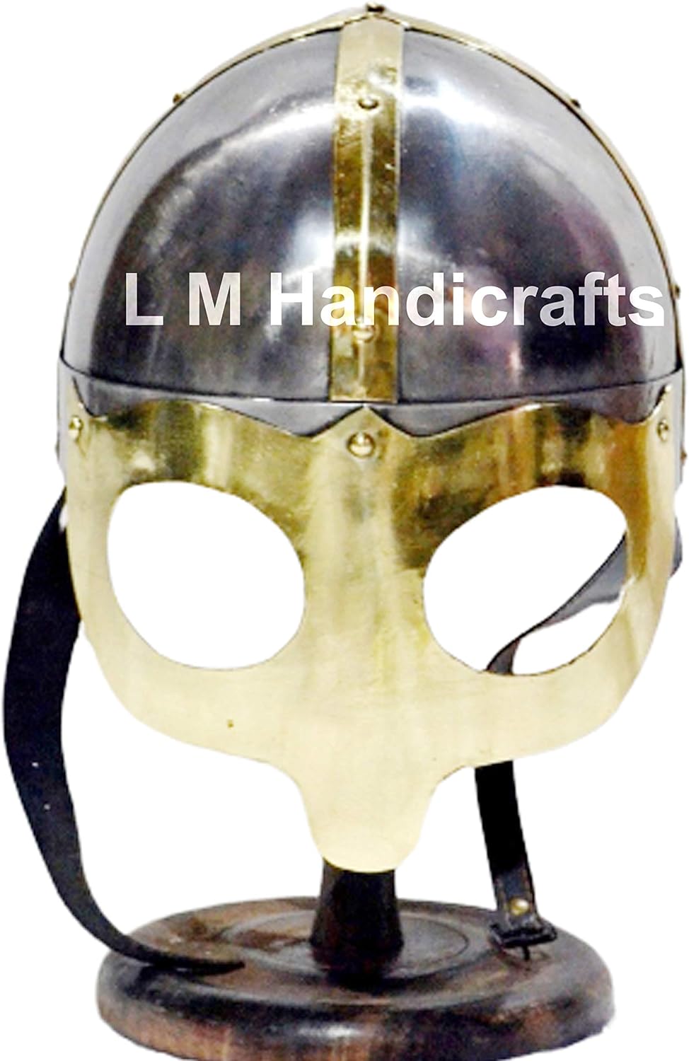 16 Gauge (1.5 mm) Viking MASK Deluxe Helmet COLLECTABLES MEDEEVAL Helmets Silver Troy Sugarloaf Gladiator Burgonet Barbuta German crusader Spanish Kettle Hat Knight European