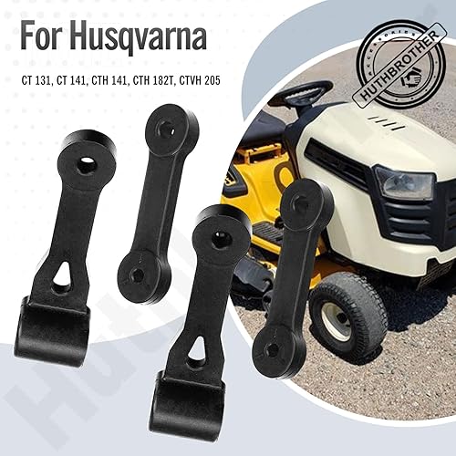 Miniatura 4 de Kit de montaje de campana de ensacadora/pestillo de canaleta para piezas de repuesto Craftsman Bagger Parts 109808X 109808X 160793, también para