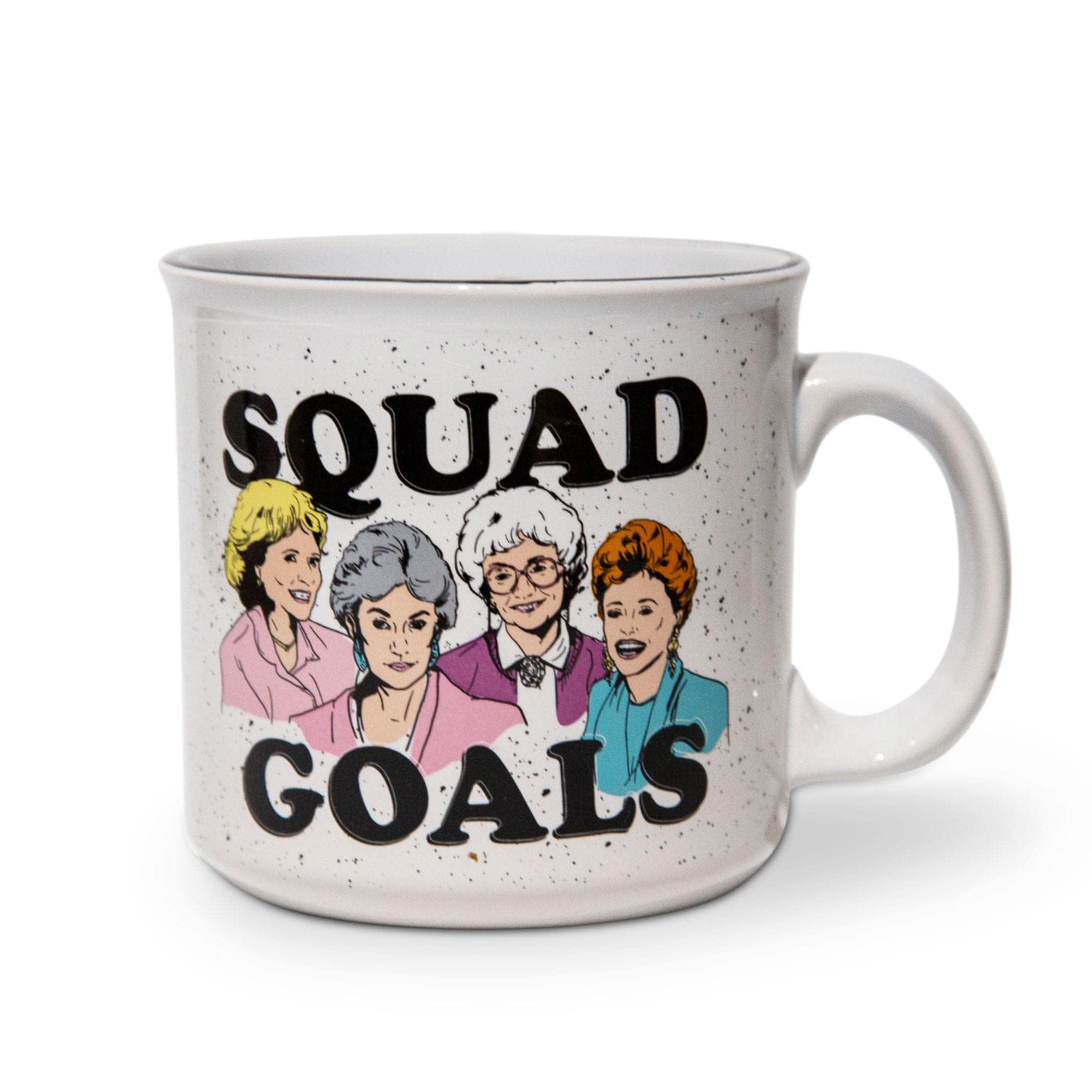 Silver Buffalo Golden Girls Squad Goals Group Tazza in ceramica con camper, 590 ml