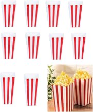 50pcs Paper Bags Popcorn Boxes Treat Popcorn Cups Candy Containers