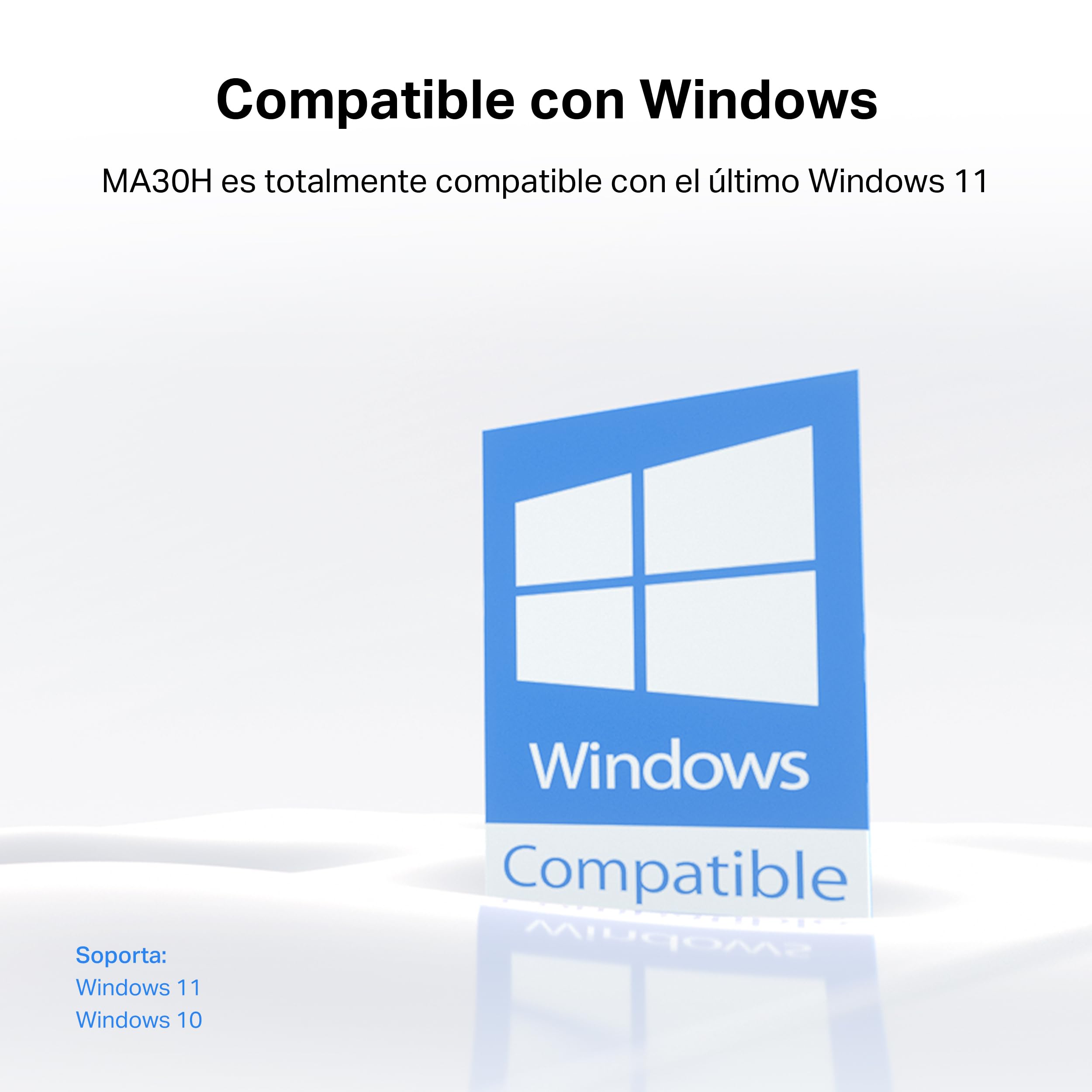 Mercusys MA30H - AC1300 Adaptador Wi-Fi Dual Band 5GHz/2.4GHz con Antena, para PC Desktop Laptop Tablet, Soporta Windows Compatible Windows 11/10 — view 7