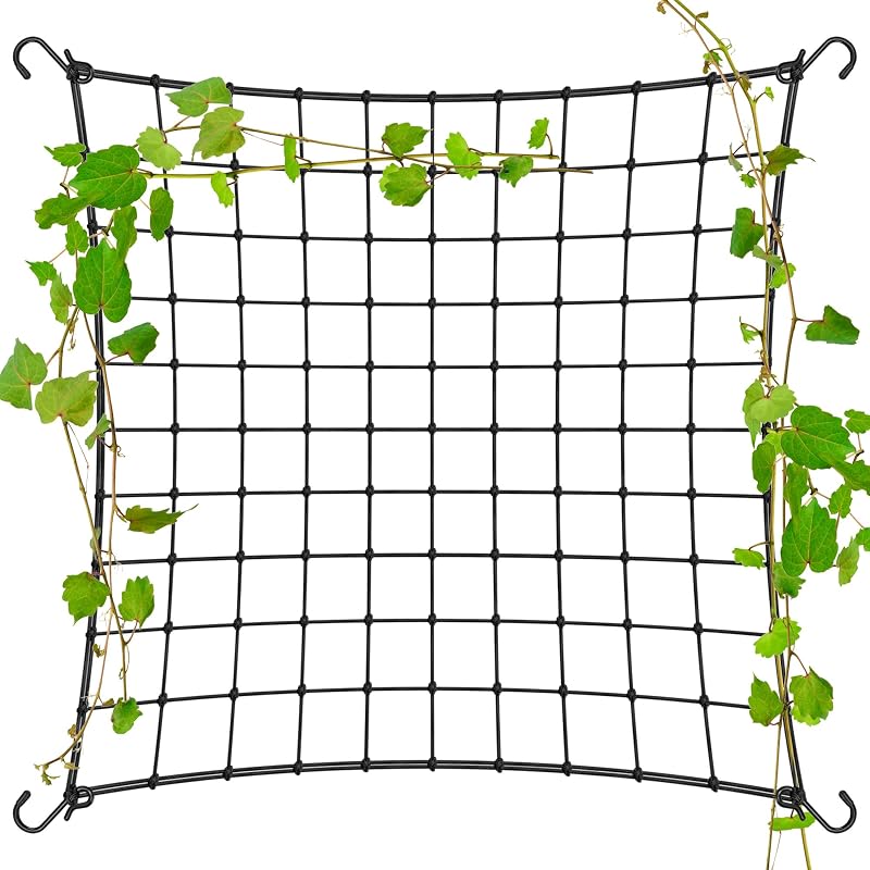 VIVOSUN Futónövény Támogatóháló 150x150 cm 4 Horoggal Zöldségekhez
