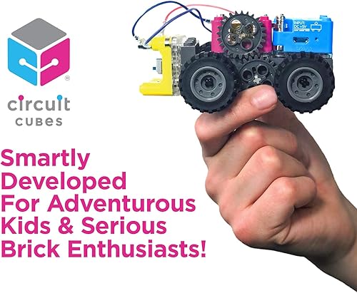 Miniatura 4 de Circuit Cubes Gears GO Kit de lanzamiento de movilidad multivehículo - Kit de ingeniería STEM para niños y adultos