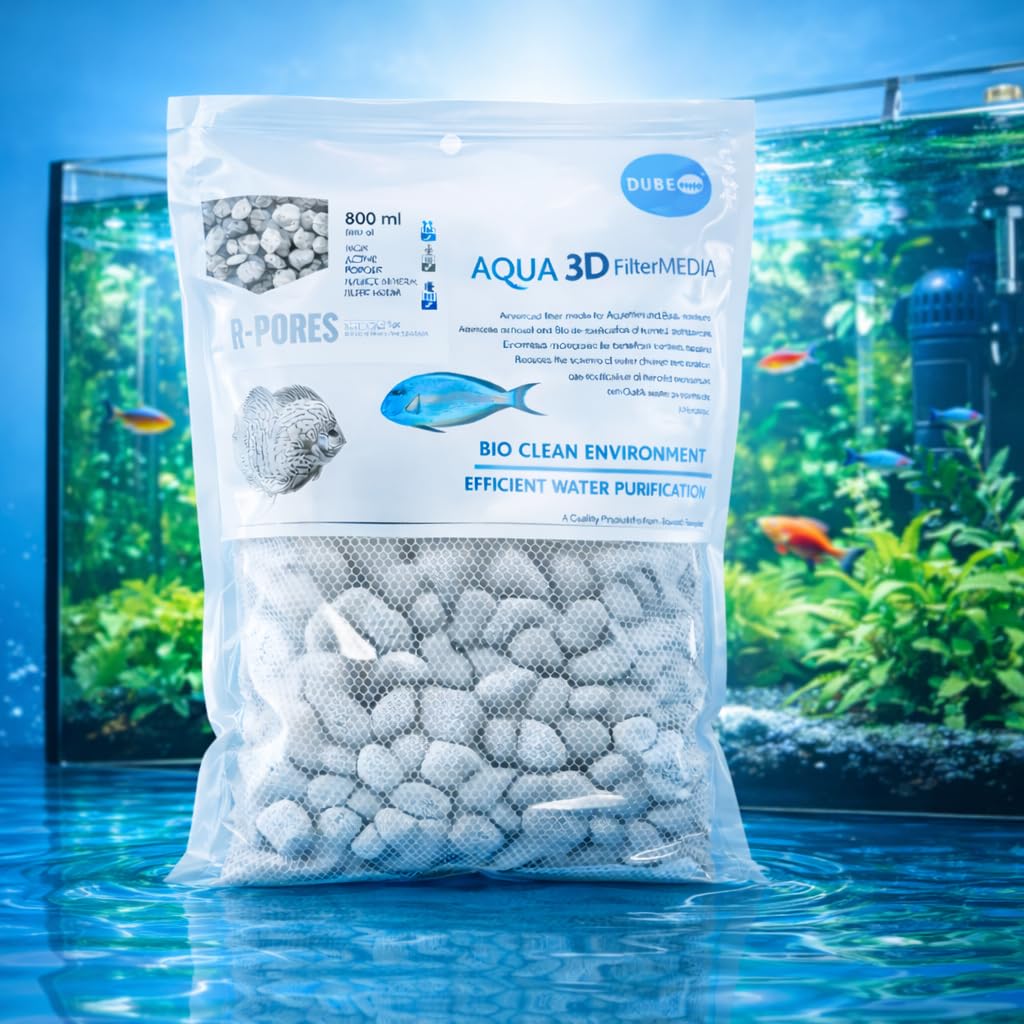 Aquatic Remedies X-PORES Filter Media, 800ML (500G) | Natural Pumice Porous and Mineral Filter Media for Aquarium Fish Tank (Pack of 1)-image-13
