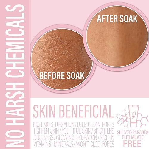 Miniatura 5 de Luxiny Jabón de baño de leche vegana hecho con leche de coco en polvo hidratante y aceite de almendras dulces para una bomba de baño, polvo calmante