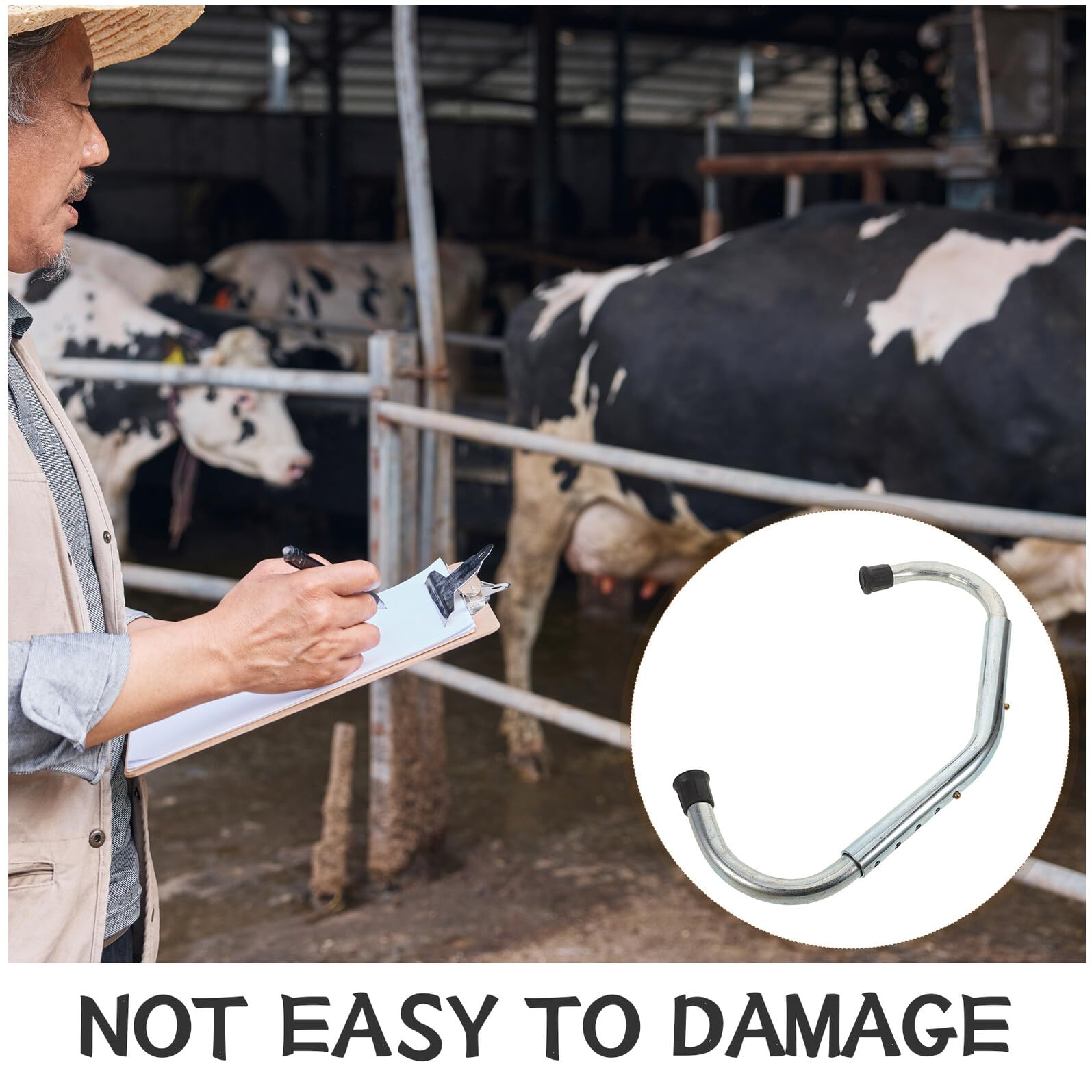 Yardenfun Anti- Per Mucche Accessorio Per Mungitura Mucche Anti-Calcio Per Per Attrezzature Lattiero-Casearie Bastone Veterinario Per Bovini
