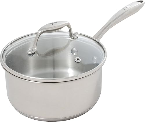 Miniatura 4 de Concentrix - Cacerola de acero inoxidable, olla de 1.5 cuartos de galón, color plateado
