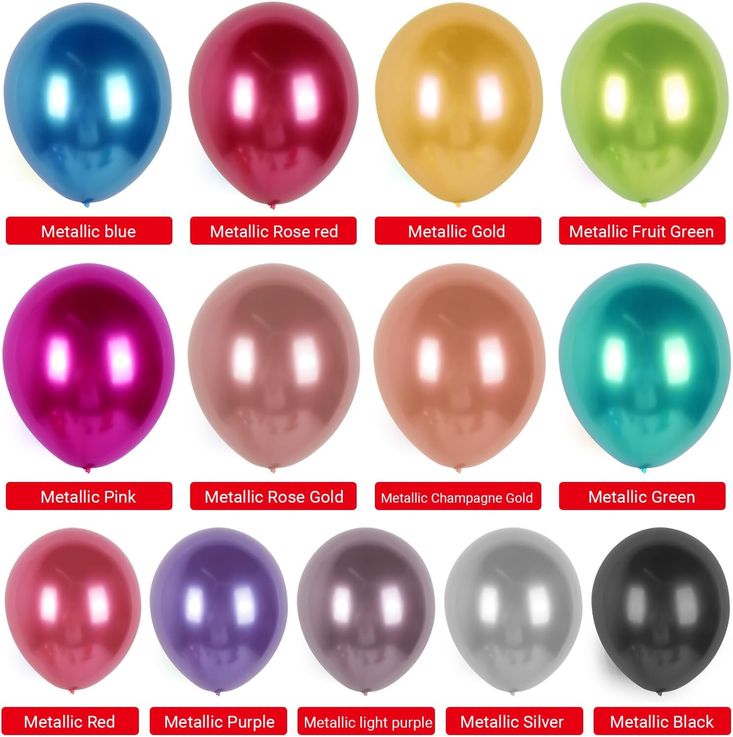 Custom Printed Latex Balloons,Personalized Balloons with Logo, Text, QR Code & Image for Birthdays, Weddings, Advertising, and Party