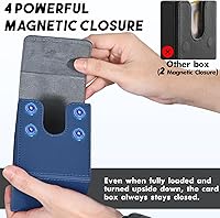 Vista 130 de ZLCA MTG YuGiOh - Caja de cartas para cartas intercambiables, MTG YuGiOh con capacidad para más de 100 tarjetas de una sola funda, caja