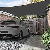 Vista 6 de AsterOutdoor - Toldo parasol rectangular de 12 x 16 pies, Toldo con bloqueador ultravioleta para patio, patio trasero, césped, jardín, actividades