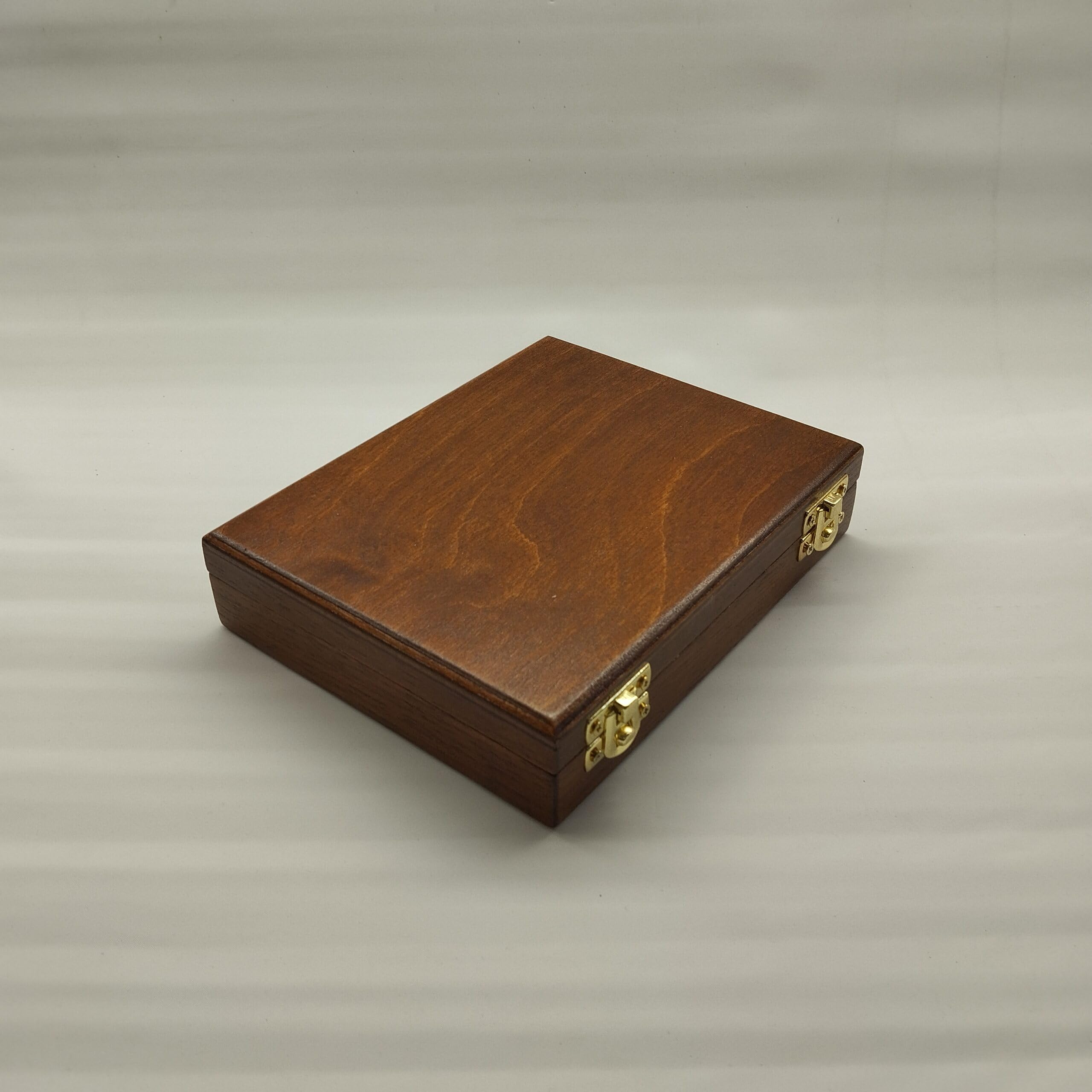 Caja para Monedas de Madera Hecha a Mano, 12 Compartimentos para esterlinas, marengas y Monedas Antiguas, Forrada en Terciopelo, numerada con Certificado de autenticidad