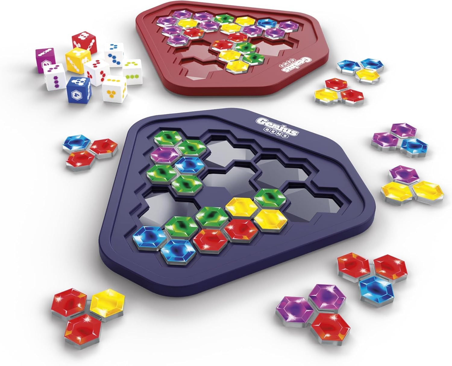 SmartGames Genius Gems Logic Puzzle Game STEM Strategy Spatial Reasoning and Critical Thinking Ages 8+