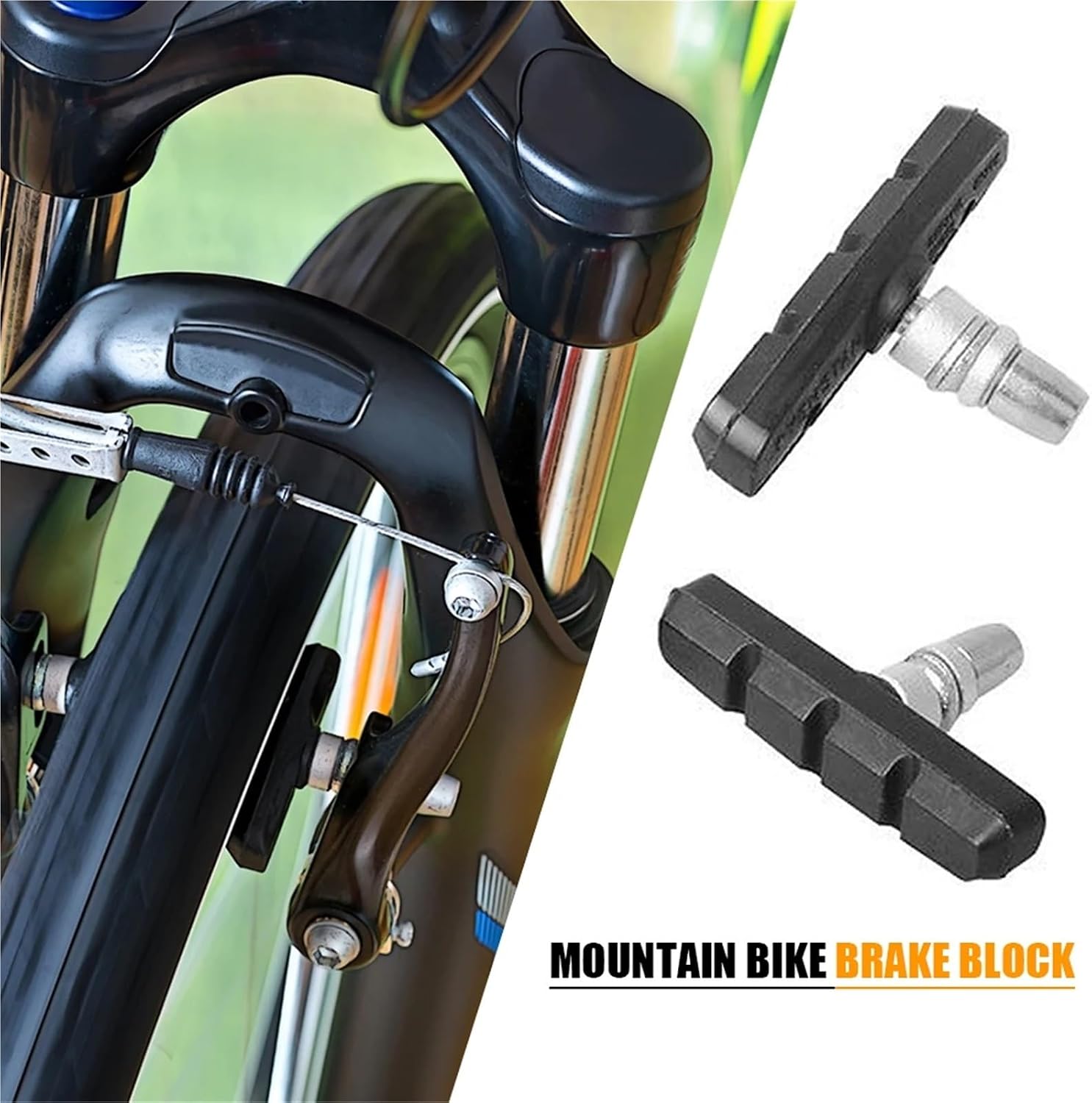 Bike Brake Pads Brake Pads Cycling Bike V Brake Holder Pads Shoes Blocks Rubber Friction Rim Brake Road Bike Brake Pads for Bike