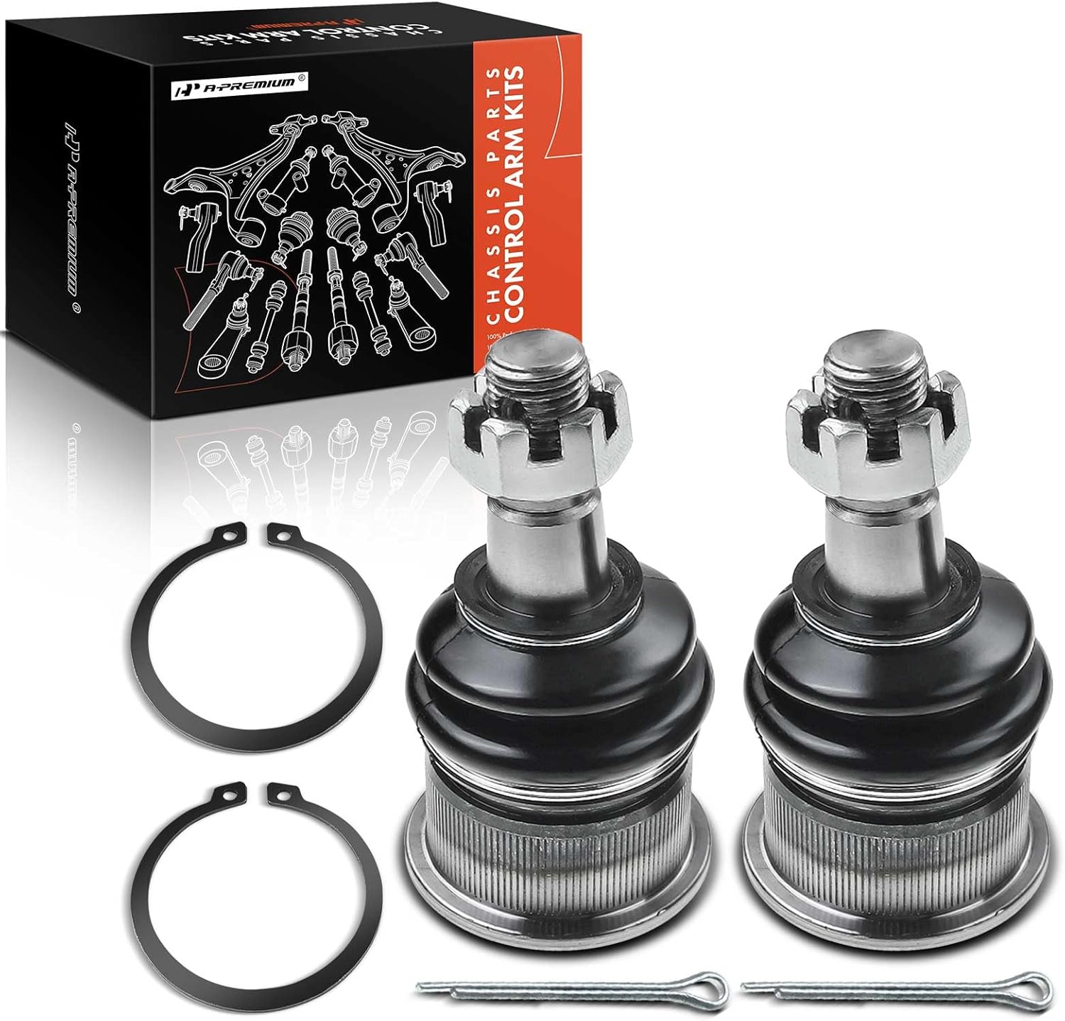 A-Premium 2 x Front Lower Ball Joint Compatible with Ford Taurus 1996-2007, Mercury Sable 1996-2005