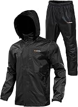 Rodeel Waterproof Fishing Rain Suit for Men (Rain Gear Jacket & Trouser Suit)
