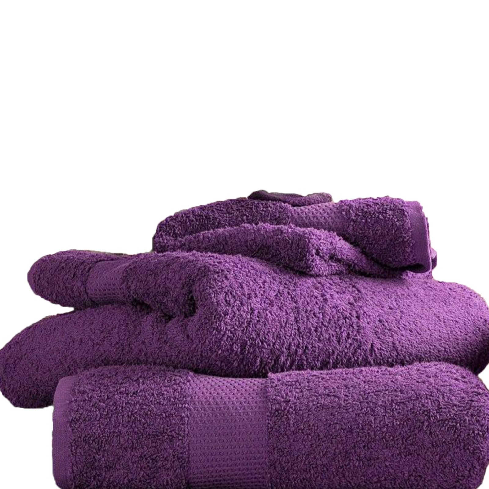 Fairwayuk Purple Towels - Premium Hand Towels 4 Pack (50X80cm, 100% Egyptian Cotton, 700 Gsm, Ultra Soft And Highly Absorbent Extra Large Hand Towels, Hotel & Spa Quality Bathroom Hand Towel,
