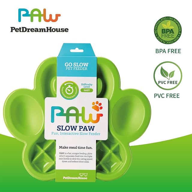 Foto 6 de 7 de PetDreamHouse Paw Slow Feeder Green Easy