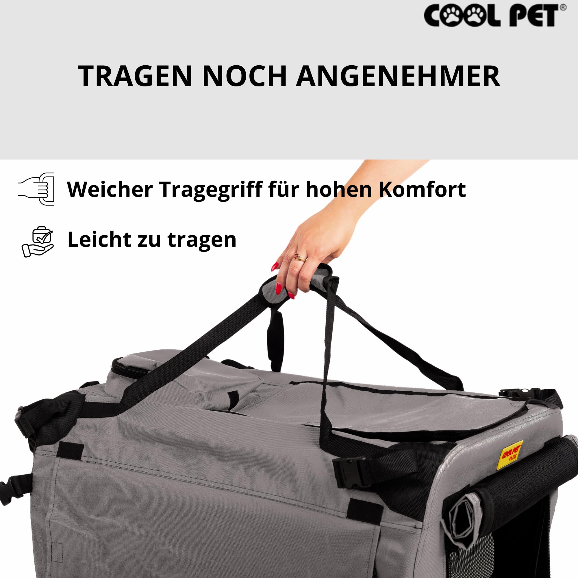 Hundebox 122 * 79 * 91cm 4XL, Hundehütte,Box für Hund, Transportbox, Box für Katze (grau)